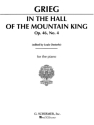 Edvard Grieg, In The Hall Of The Mountain King Op.46, No.4 Klavier Buch