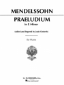 Felix Mendelssohn Bartholdy, Praeludium In E Minor Klavier Buch