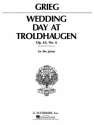 Edvard Grieg, Wedding Day At Troldhaugen Klavier Buch