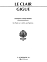 Jean-Marie Leclair, Gigue Flte und Klavier Buch