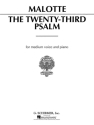 Albert Hay Malotte, 23rd Psalm Medium Voice and Piano Buch