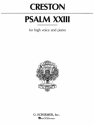 Paul Creston, Psalm 23 High Voice and Piano Buch