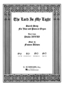 Frances Allitsen, The Lord Is My Light Medium Low Voice and Piano Buch