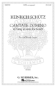 Cantate Domino Sing Ye Unto The Lord SATB and Organ Chorpartitur