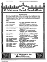 Kent A. Newbury, Responses For Church Services SATB Chorpartitur