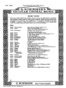 D Miller, West Wind 4 Winds No4 SATB a Cappella Chorpartitur