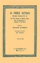 William Schuman, A Free Song SATB Chorpartitur