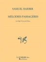 Melodies Passageres Op.27 for high voice and piano