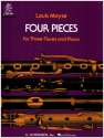 4 Pieces for 3 flutes and piano score and parts