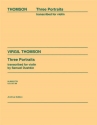 Virgil Thomson, Three Portraits Violine und Klavier Buch