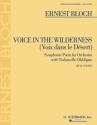 Ernest Bloch, Voice In The Wilderness Cello and Orchestra Partitur