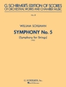 William Schuman, Symphony No.5 'Symphony For Strings' Orchestra Partitur