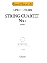 Giacinto Scelsi, String Quartet No. 1 (1944) Streichquartett Partitur + Stimmen