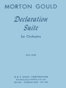 Morton Gould, Declaration Suite Orchestra Studienpartitur