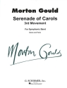 Morton Gould, Serenade of Carols (3rd Movement) Concert Band Partitur + Stimmen