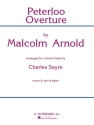 Malcolm Arnold, Peterloo Overture Concert Band Partitur + Stimmen