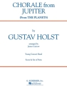 Gustav Holst, Chorale from Jupiter Concert Band Partitur + Stimmen