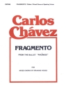 Carlos Chvez, Fragmento Speaking Chor SATB Chorpartitur