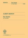 Albert Markov, Duo Sonata 2 Violins Buch