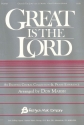 Great Is The Lord Vocal Buch