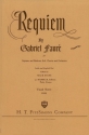 Gabriel Faur, Requiem Vocal Score Vocal Partitur