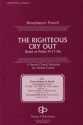 Rosephanye Powell, Righteous Cry Out, The SATB Chorpartitur