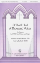 K. Lee Scott, O That I Had A Thound Voices SATB Chorpartitur