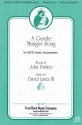 David Lantz III_John Parker, A Gentle Manger Song SATB Chorpartitur