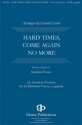 Stephen Foster, Hard Times, Come No More SATB a Cappella Chorpartitur