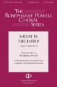 Rosephanye Powell, Great Is the Lord SATB a Cappella Chorpartitur