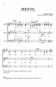 Hold On! SATB Chorpartitur