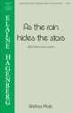 Elaine Hagenberg, As the Rain Hides the Stars SATB Chorpartitur