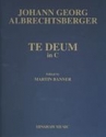 Johann Georg Albrechtsberger, Te Deum In C SATB and Keyboard Chorpartitur