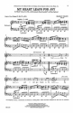 Bradley Nelson, My Heart Leaps For Joy SATB and Keyboard Chorpartitur