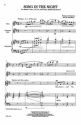 Ruth Artman, Song In The Night SATB, Keyboard With Flute and Orchestra Bells Chorpartitur