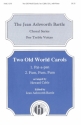 Two Old World Carols SA, Piano Chorpartitur