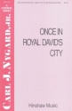 Carl Nygard, Once In Royal David's City SATB, Keyboard and Flute Chorpartitur