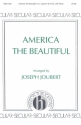 Samuel A. Ward, America The Beautiful SATB, Piano Chorpartitur