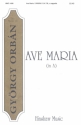 Gyrgy Orbn, Ave Maria (In A) SATB a Cappella Chorpartitur