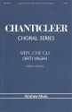 William Hawley, Siepe, Chegli Orti Vaghi SATB a Cappella Chorpartitur