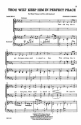 Charles Brown, Thou Wilt Keep Him In Perfect Peace SATB and Keyboard Chorpartitur