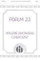 Valerie J. Crescenz, Psalm 23 SATB, Keyboard and Flute Chorpartitur