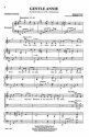 Stephen Foster, Gentle Annie SATB, Piano Chorpartitur