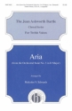 Johann Sebastian Bach, Aria From The Bach Orchestral Suite No.3 SSAA Chorpartitur