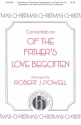 Concertato On Of The Father's Love Begotten SATB, Organ, Optional Oboe Chorpartitur