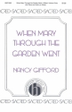 Nancy Gifford, When Mary Through The Garden Went Unison, Keyboard/Violin Chorpartitur