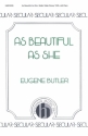 Eugene Butler, As Beautiful As She TBB, Piano Chorpartitur