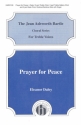 Eleanor Daley, Prayer For Peace 2-Part Male Choir and Brass, Organ Chorpartitur