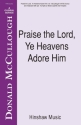 Rowland Hugh Prichard, Praise The Lord, Ye Heavens Adore Him SATB and Organ Chorpartitur