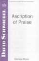 David Schwoebel, Ascription Of Praise TTBB, Keyboard Chorpartitur